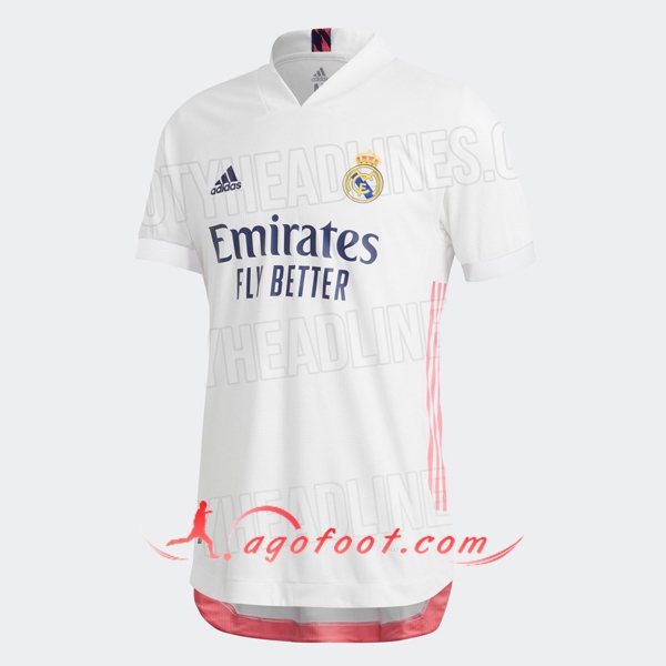 Maillot Foot Real Madrid Domicile Personnalisé Floqué 20/21