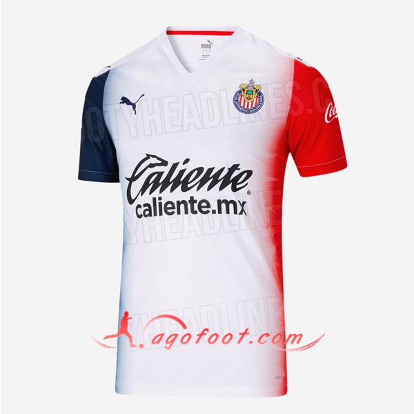 Maillot Foot CD Guadalajara Exterieur Personnalisé Floqué 20/21