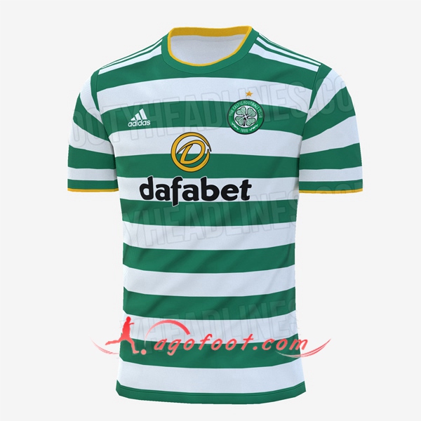 Maillot Foot Celtic Domicile Personnalisé Floqué 20/21