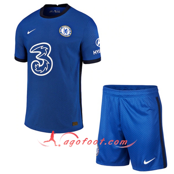 Ensemble Maillots Foot FC Chelsea Enfant Domicile Personnalisé 20/21