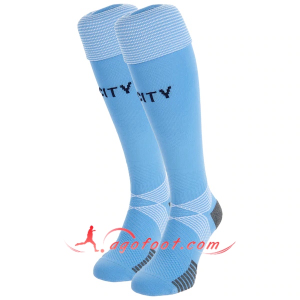 Nouveau Chaussettes Foot Manchester City Domicile 20/21