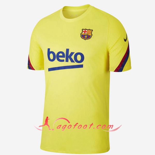 Training T-Shirts FC Barcelone Jaune 20/21