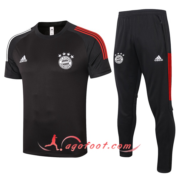 Training T-Shirts Bayern Munich + Pantalon Noir 20/21