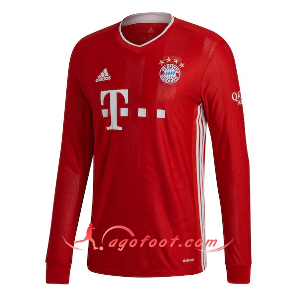 Maillot Foot Bayern Munich Domicile Manche longue Floqué 20/21
