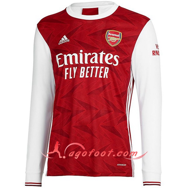 Maillot Foot Arsenal Domicile Manche longue Floqué 20/21