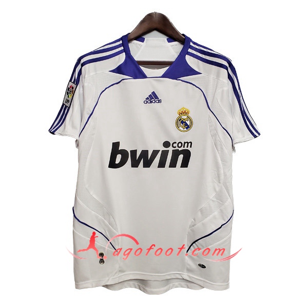 Maillot Retro Real Madrid Domicile 2007/2008