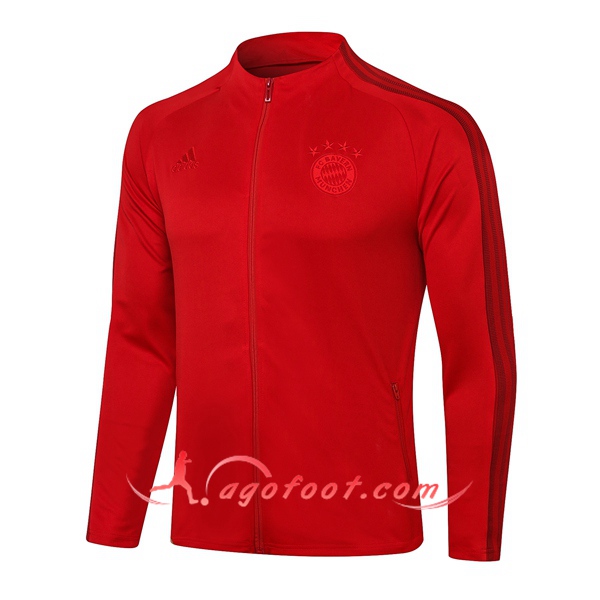 Nouveaux Veste Foot Bayern Munich Rouge 20/21