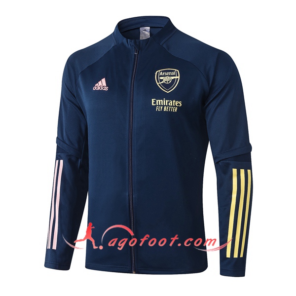 Nouveaux Veste Foot Arsenal Bleu Royal 20/21