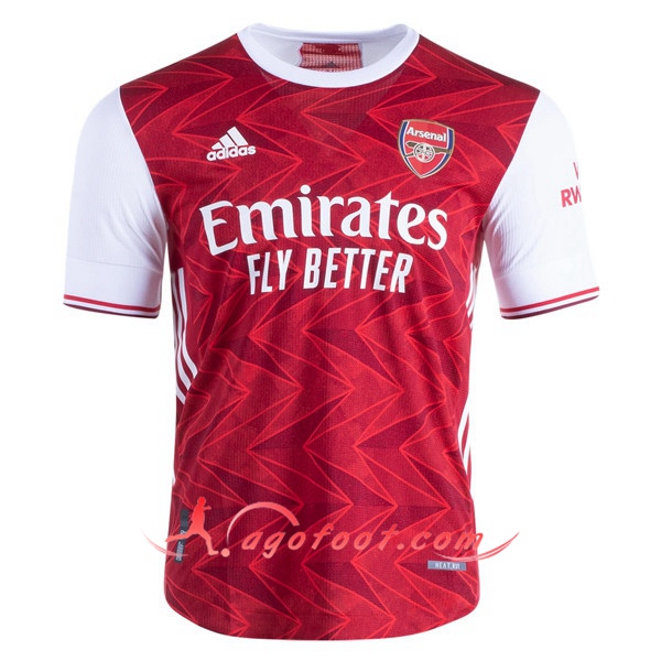 Nouveaux Maillot Foot Arsenal Domicile Floqué 20/21