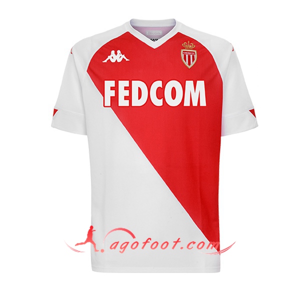 Nouveaux Maillot Foot AS Monaco Domicile Floqué 20/21