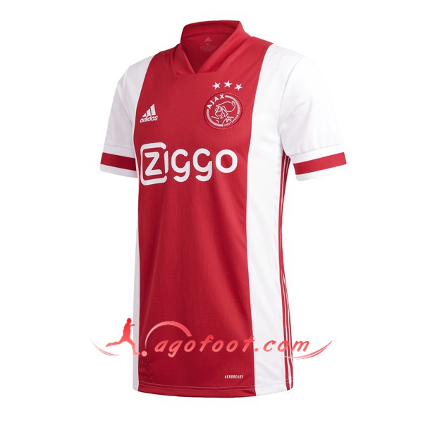 Nouveaux Maillot Foot AFC Ajax Domicile Floqué 20/21