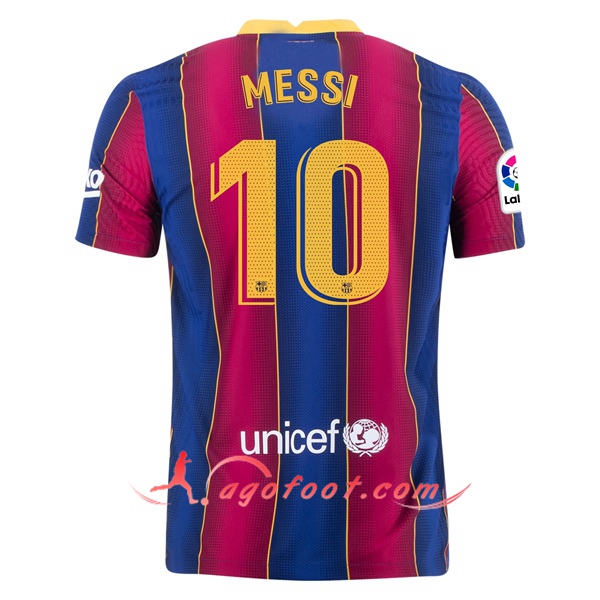 Maillot Foot FC Barcelone (MESSI 10) Domicile Floqué 20/21