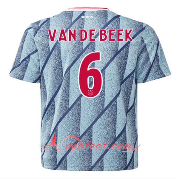 Maillot Foot AFC Ajax (VANDEBEEK 6) Exterieur Floqué 20/21
