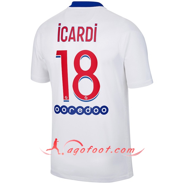 Maillot Foot PSG (Icardi 18) Exterieur Floqué 20/21