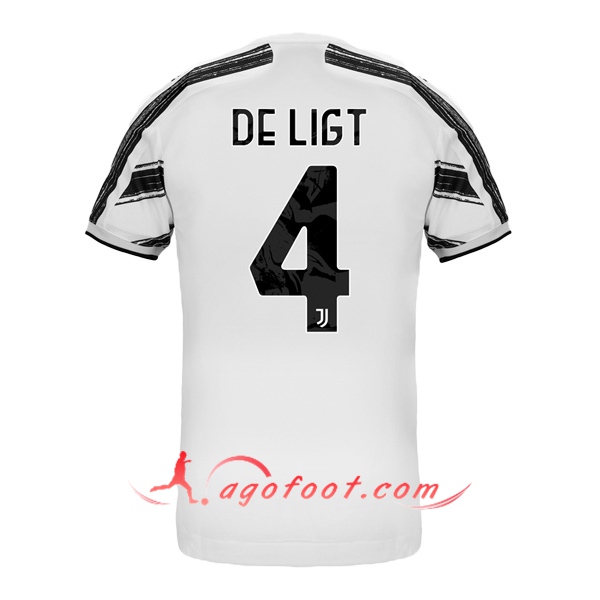 Maillot Foot Juventus (DE LIGT 4) Domicile Floqué 20/21