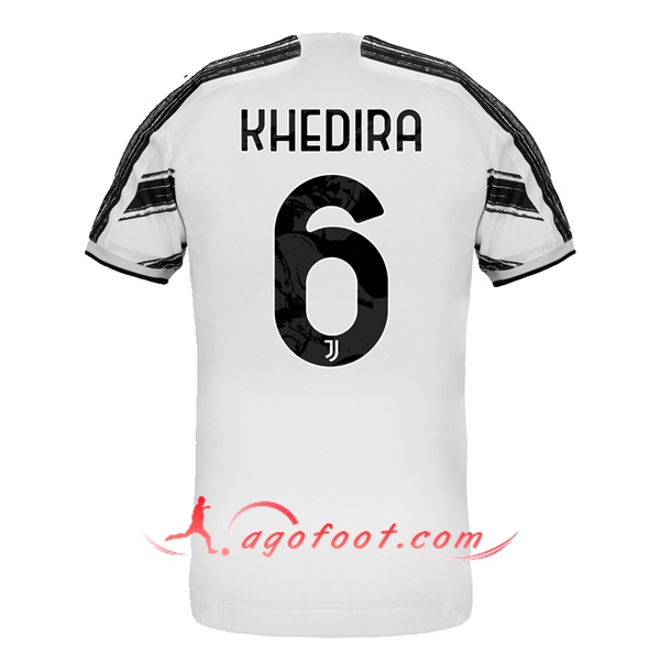 Maillot Foot Juventus (KHEDIRA 6) Domicile Floqué 20/21