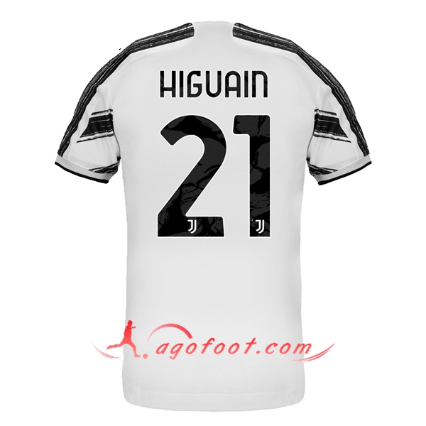 Maillot Foot Juventus (HIGUAIN 21) Domicile Floqué 20/21