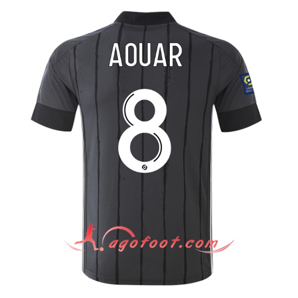 Maillot Foot Lyon OL (AOUAR 8) Exterieur Floqué 20/21
