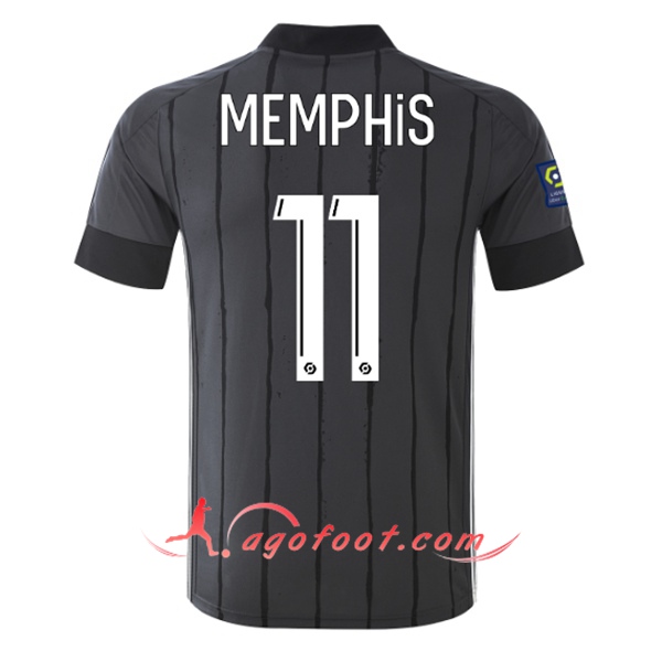 Maillot Foot Lyon OL (MEMPHIS 11) Exterieur Floqué 20/21