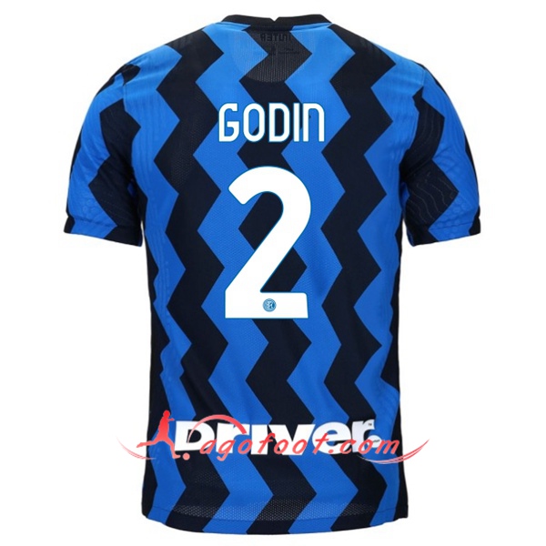 Maillot Foot Inter Milan (GODIN 2) Domicile Floqué 20/21
