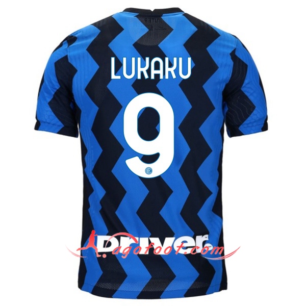 Maillot Foot Inter Milan (LUKAKU 9) Domicile Floqué 20/21