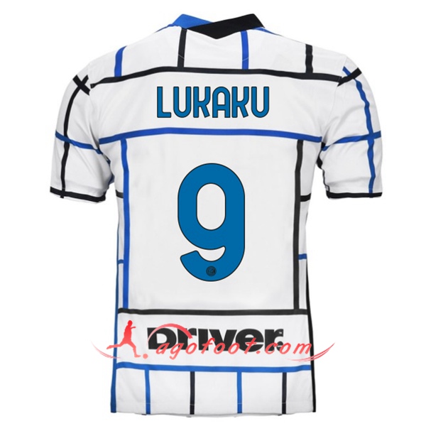 Maillot Foot Inter Milan (LUKAKU 9) Exterieur Floqué 20/21