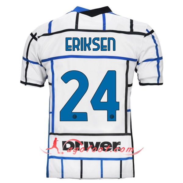 Maillot Foot Inter Milan (ERIKSEN 24) Exterieur Floqué 20/21