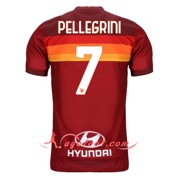 Maillot Foot AS Roma (PELLEGRINI 7) Domicile Floqué 20/21