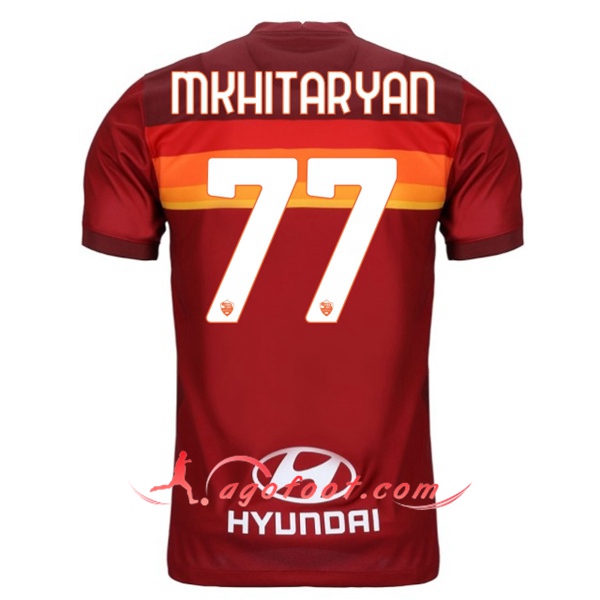 Maillot Foot AS Roma (MKHITARYAN 77) Domicile Floqué 20/21