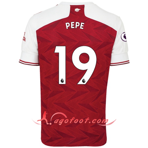 Maillot Foot Arsenal (Pepe 19) Domicile Floqué 20/21