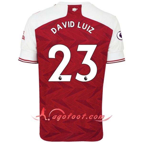 Maillot Foot Arsenal (David Luiz 23) Domicile Floqué 20/21