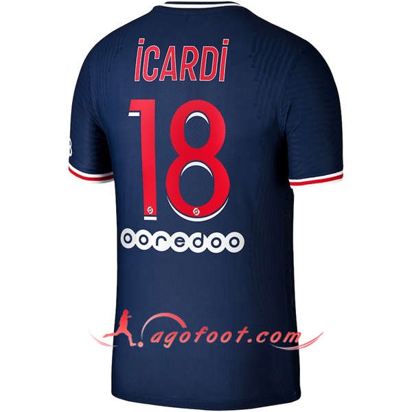 Maillot Foot PSG (Icardi 18) Domicile Floqué 20/21