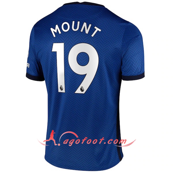Maillot Foot FC Chelsea (Mount 19) Domicile Floqué 20/21