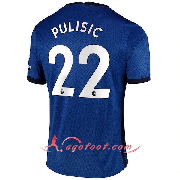 Maillot Foot FC Chelsea (Pulisic 22) Domicile Floqué 20/21