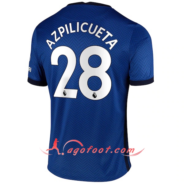 Maillot Foot FC Chelsea (Azpilicueta 28) Domicile Floqué 20/21