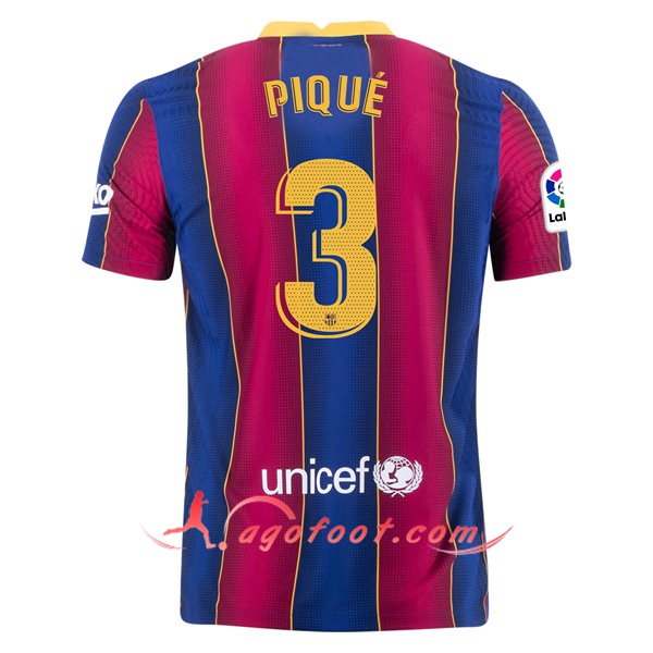Maillot Foot FC Barcelone (PIQUÉ 3) Domicile Floqué 20/21