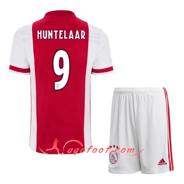 Ensemble Maillots Foot AFC Ajax (HUNTEELAAR 9) Enfants Domicile 20/21