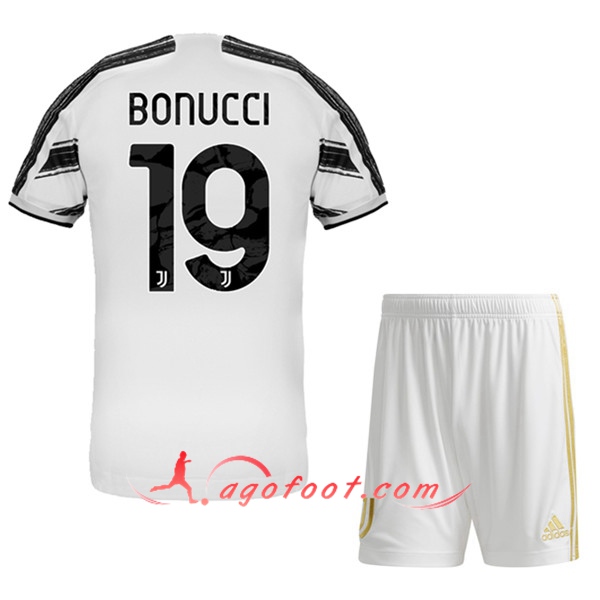 Maillot de Foot Juventus (BONUCCI 19) Enfants Domicile 20/21