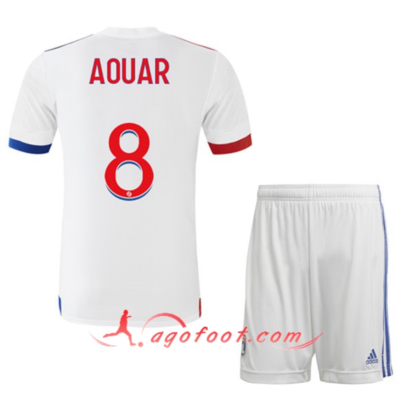 Ensemble Maillots Foot Lyon OL (AOUAR 8) Enfants Domicile 20/21