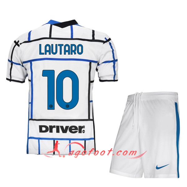 Ensemble Maillots Foot Inter Milan (LAUTARO 10) Enfants Exterieur 20/21