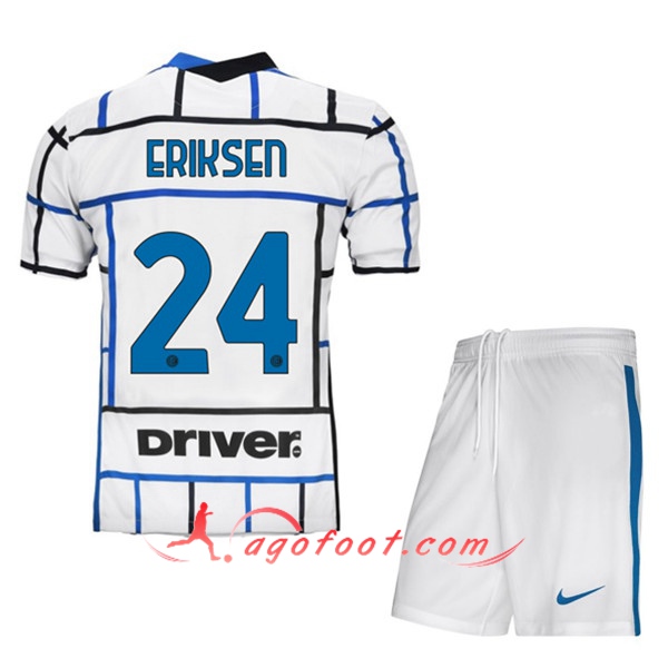 Ensemble Maillots Foot Inter Milan (ERIKSEN 24) Enfants Exterieur 20/21