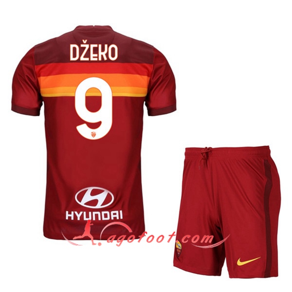 Ensemble Maillots Foot AS Roma (DZEKO 9) Enfants Domicile 20/21