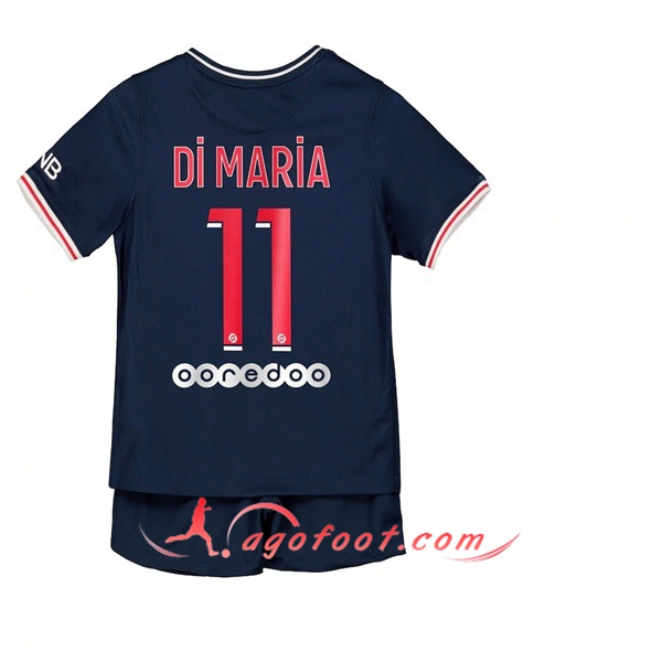Ensemble Maillots Foot PSG (Di Maria 11) Enfants Domicile 20/21