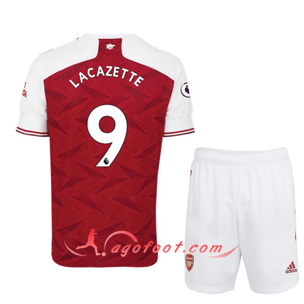 Ensemble Maillots Foot Arsenal (Lacazette 9) Enfants Domicile 20/21