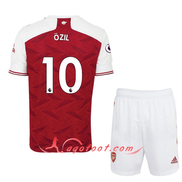 Ensemble Maillots Foot Arsenal (Özil 10) Enfants Domicile 20/21