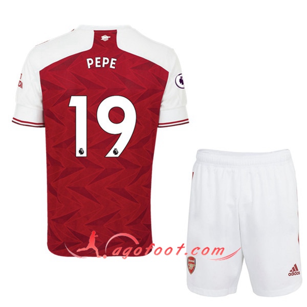 Ensemble Maillots Foot Arsenal (Pepe 19) Enfants Domicile 20/21