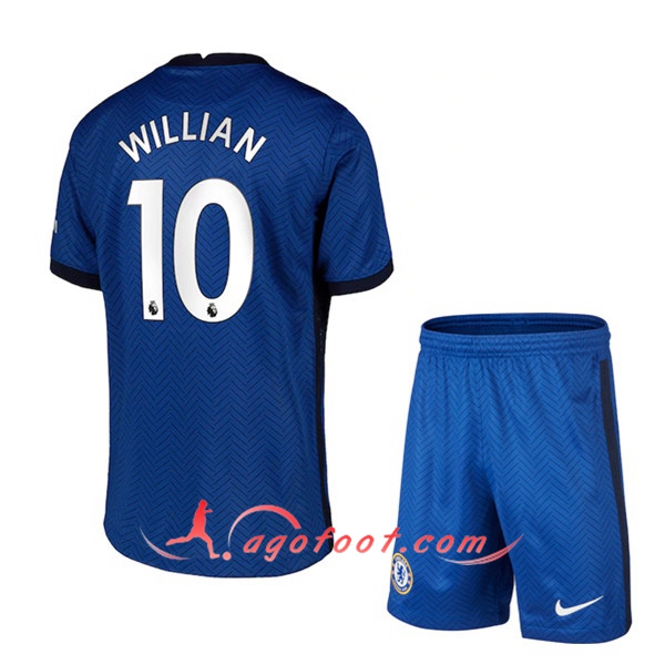 Ensemble Maillots Foot FC Chelsea (Willian 10) Enfants Domicile 20/21