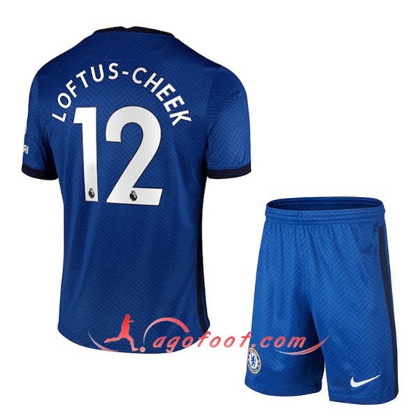Ensemble Maillots Foot FC Chelsea (Loftus Cheek 12) Enfants Domicile 20/21