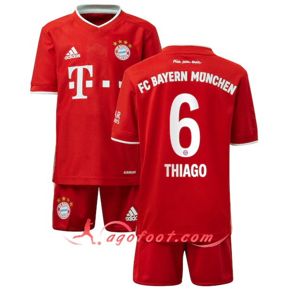 Ensemble Maillots Foot Bayern Munich (Thiago 6) Enfants Domicile 20/21