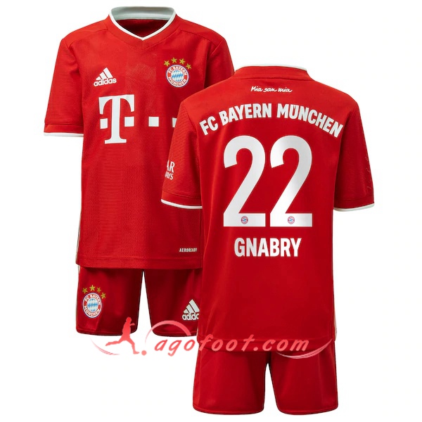 Ensemble Maillots Foot Bayern Munich (Gnabry 22) Enfants Domicile 20/21